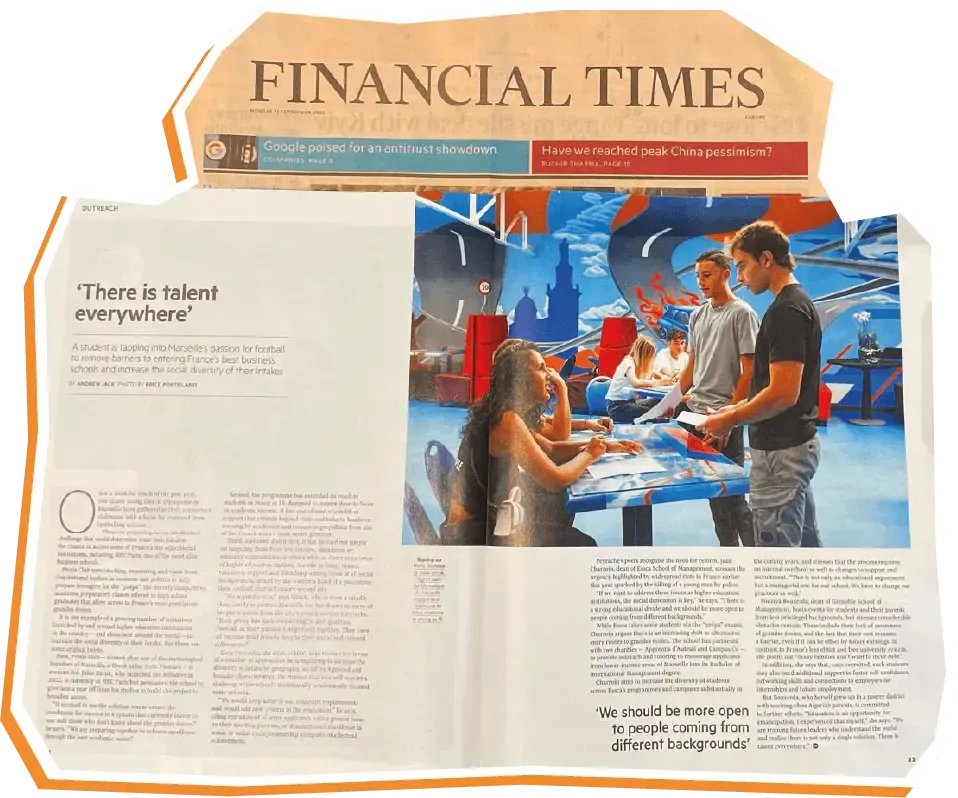 'Une couverture médiatique internationale : une double page dans le Financial Times sur le Protis Club'